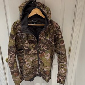 Under Armour Cold Gear Original Forest Camo Jacket Men Large